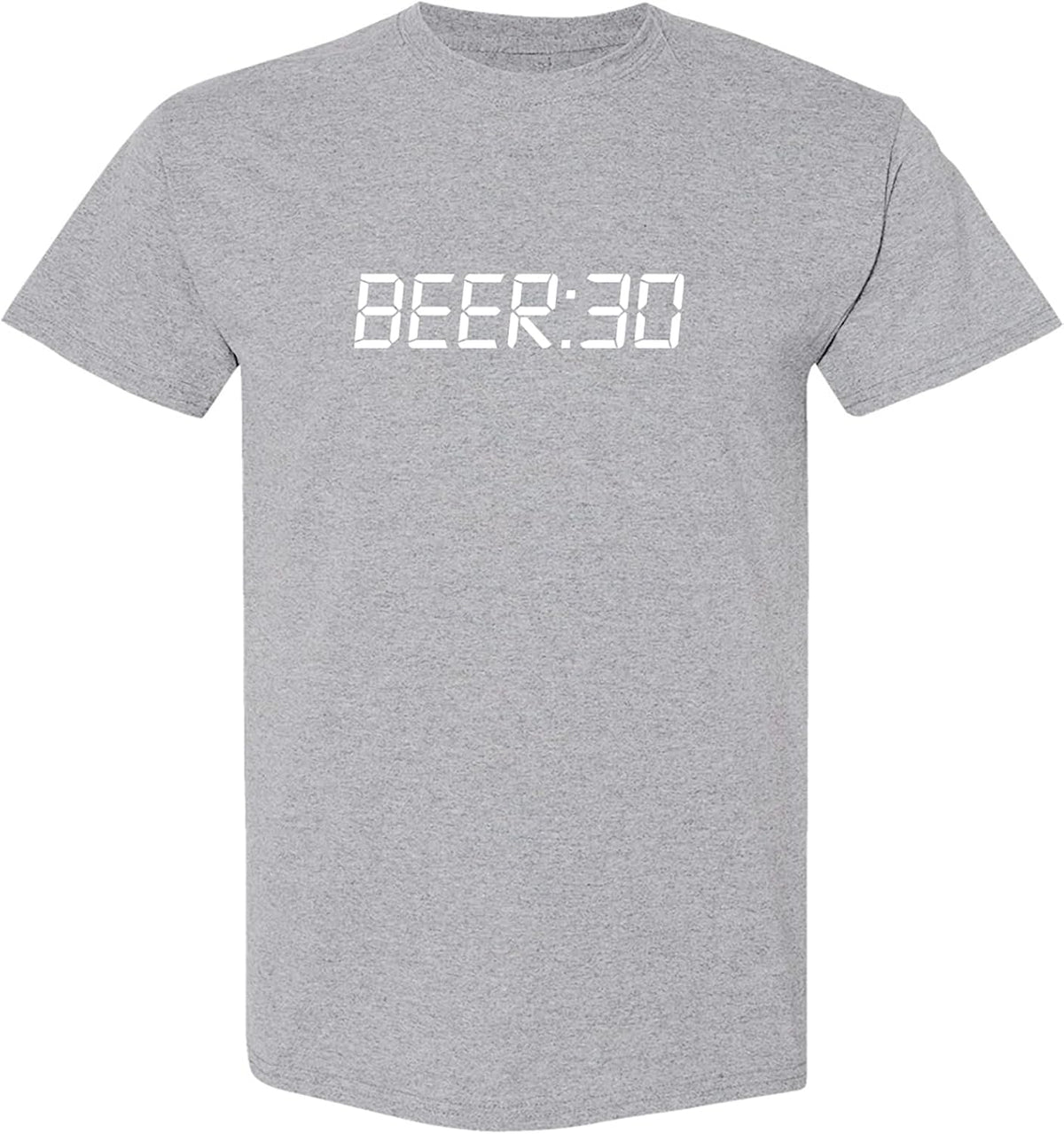zerogravitee Beer:30" Adult Short Sleeve T-Shirt - Dark Heather