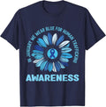 January wear Blue Ribbon Against Human Trafficking Awareness T-Shirt - Navy Blue