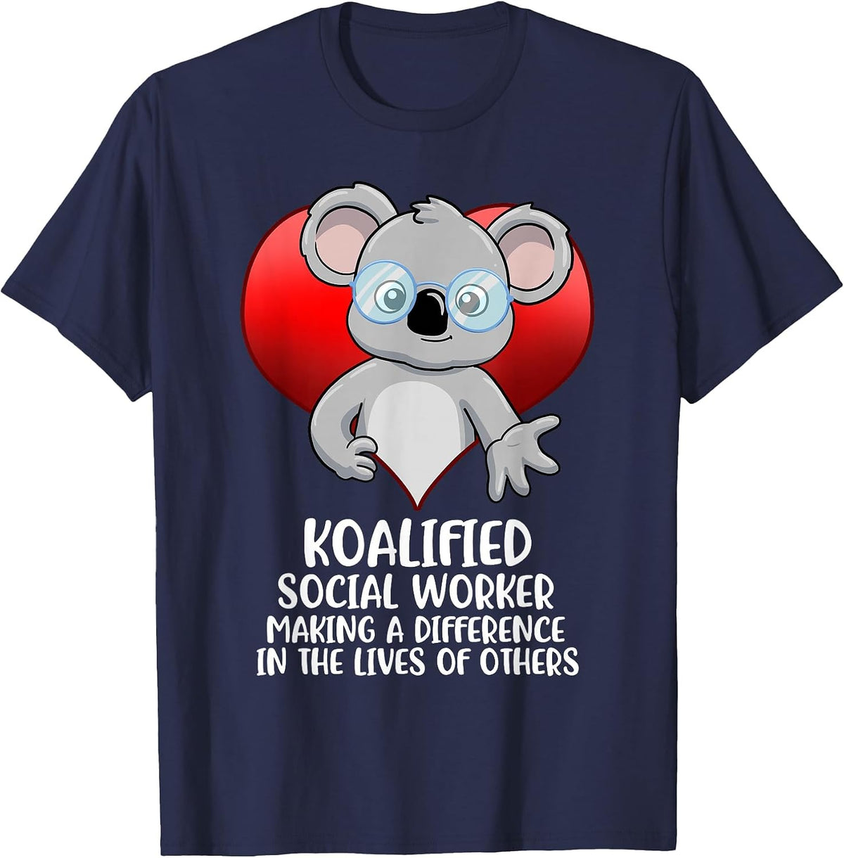 Social Worker Definition T-Shirt - Navy Blue