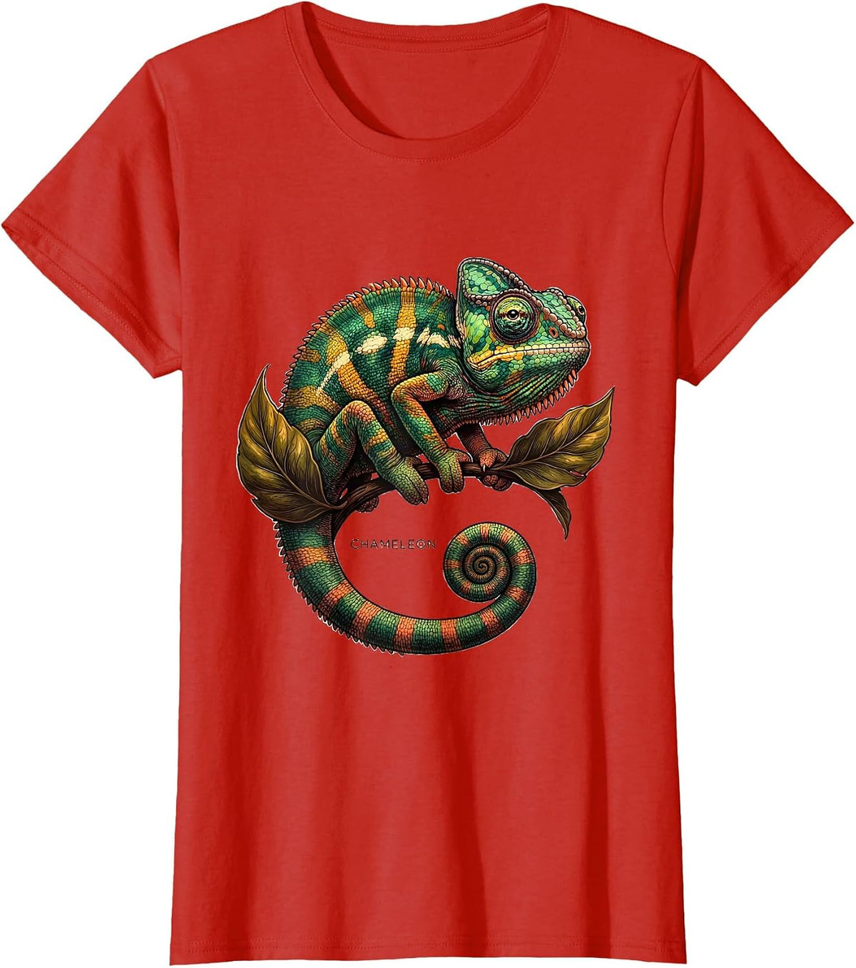Chameleon Storybook Costume T-Shirt Halloween Animal T-Shirt - Red