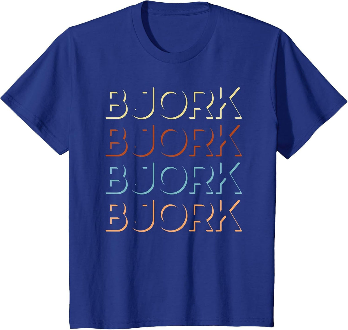 Bjork My Personalized Tee T-Shirt T-Shirt - Royal Blue