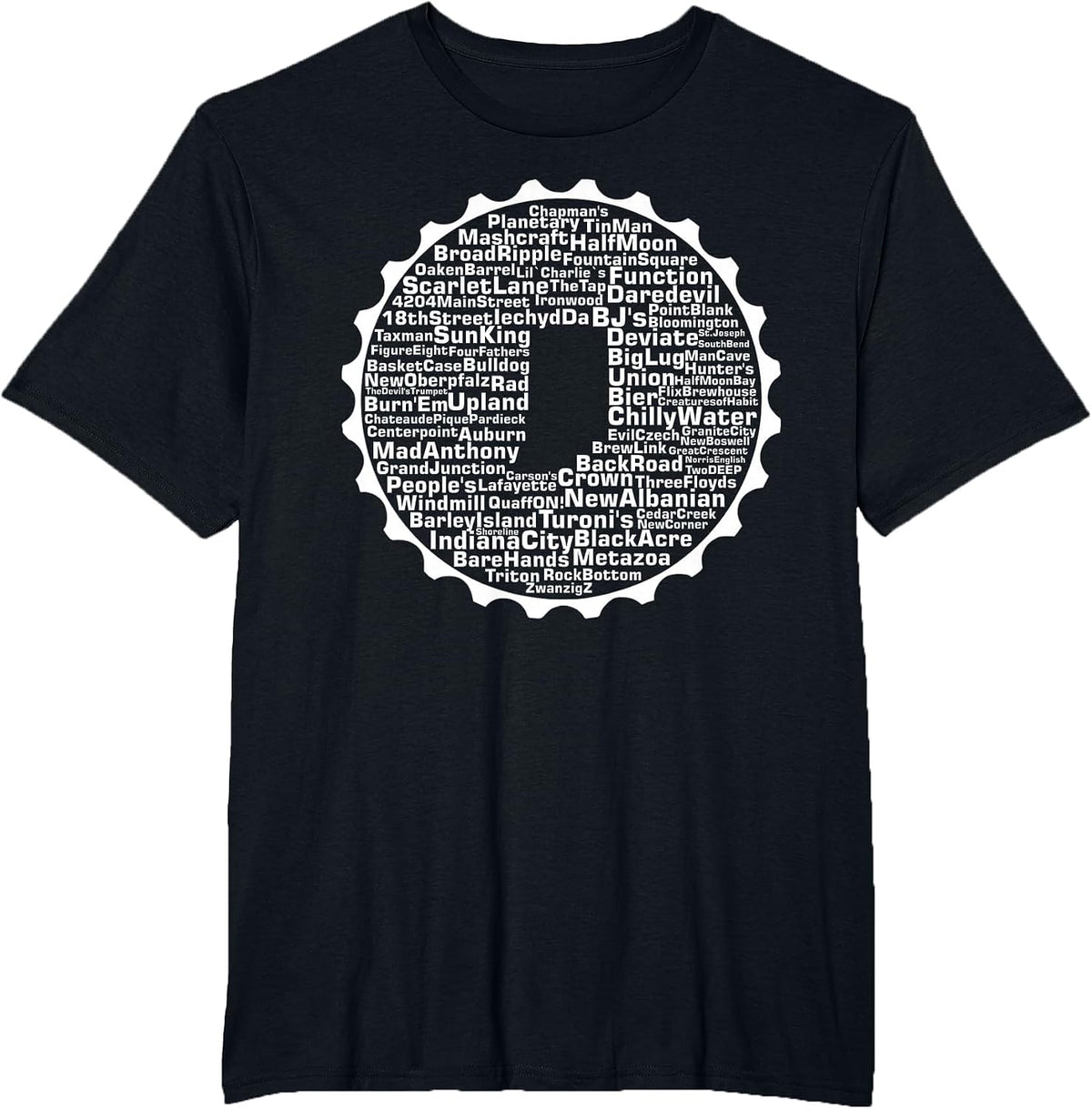 Drink Local Indiana Breweries T-Shirt - Black
