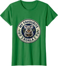Women's My Favourite Koala Cute Kawaii Koala Lover Animal Humor T-Shirt - Kelly Green