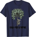 Koala-Fied Slowpoke Cute Koala Lover Animal Humor Gift T-Shirt - Navy Blue