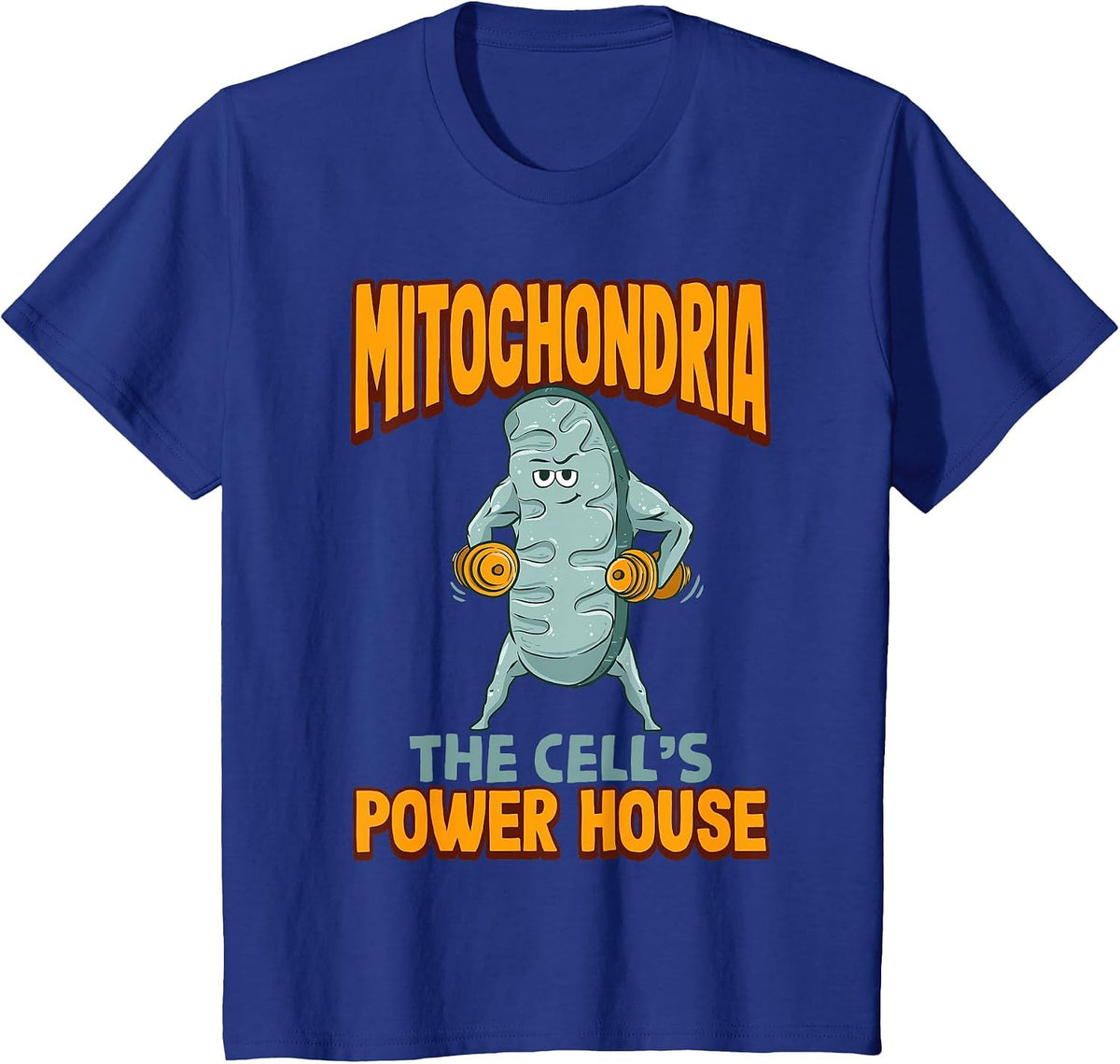 Mitochondria the Cell´s Power House Student Biology Teacher T-Shirt - Royal Blue