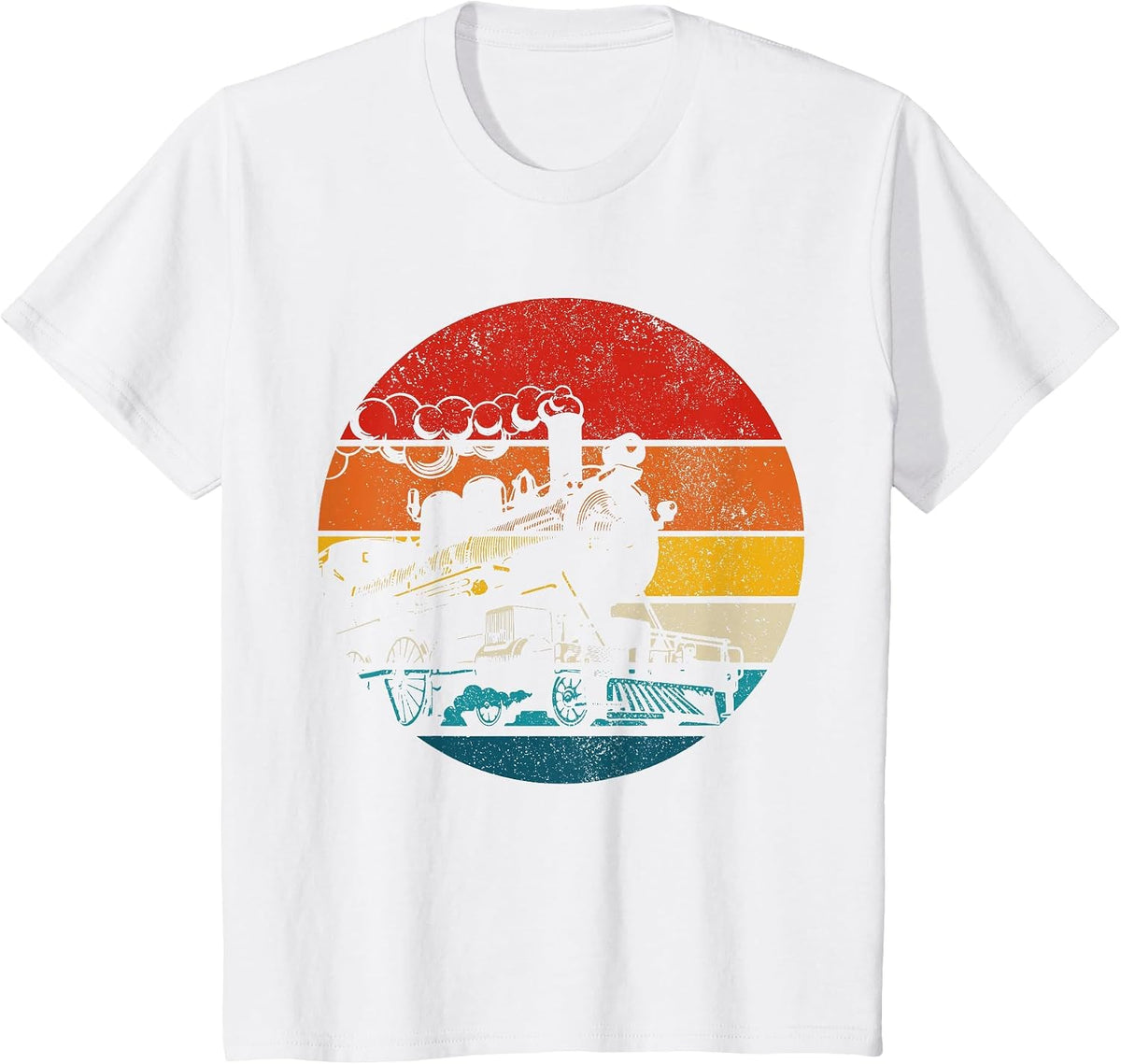 Train Vintage Locomotive Model Railway Lover T-Shirt - White