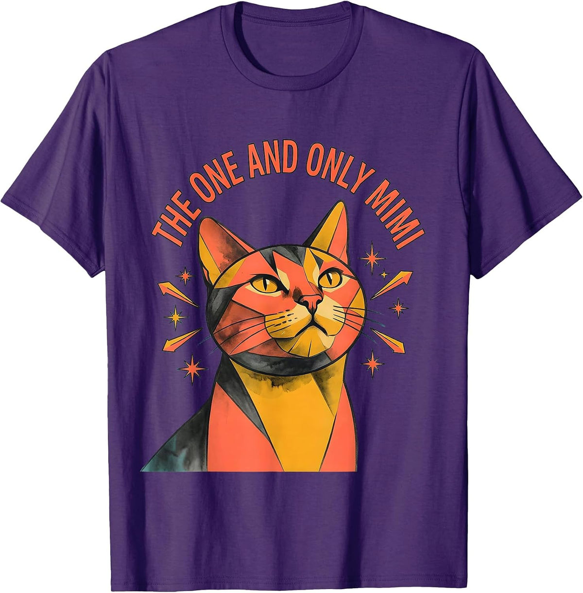 Men's The One and Only Mimi Grandma Gift Design T-Shirt - Purple