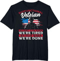 Dysfunctional Veteran & Disgruntled Veteran T-Shirt - Black
