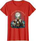 Women's Dominion of the Velvet Guinea Pig Funny Guinea Pig Lover T-Shirt - Red