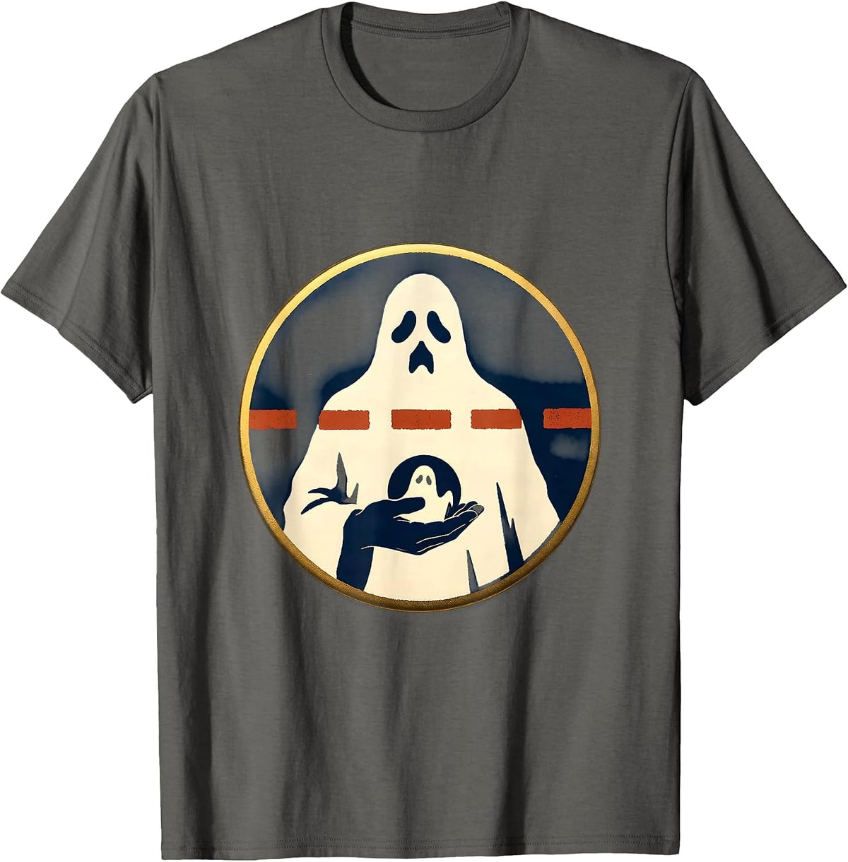 Sealed Ghost Badge Para Normal Activities Paraprofessional T-Shirt - Asphalt Grey