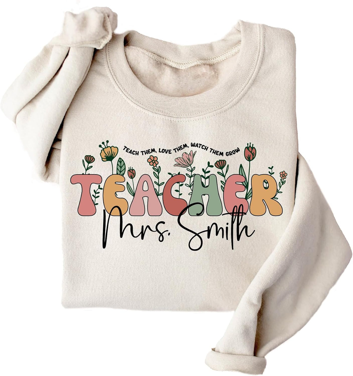 Teacher Shirt, Back to School Tee, Teacher Sweatshirt - Personalized School Gift - Design 4