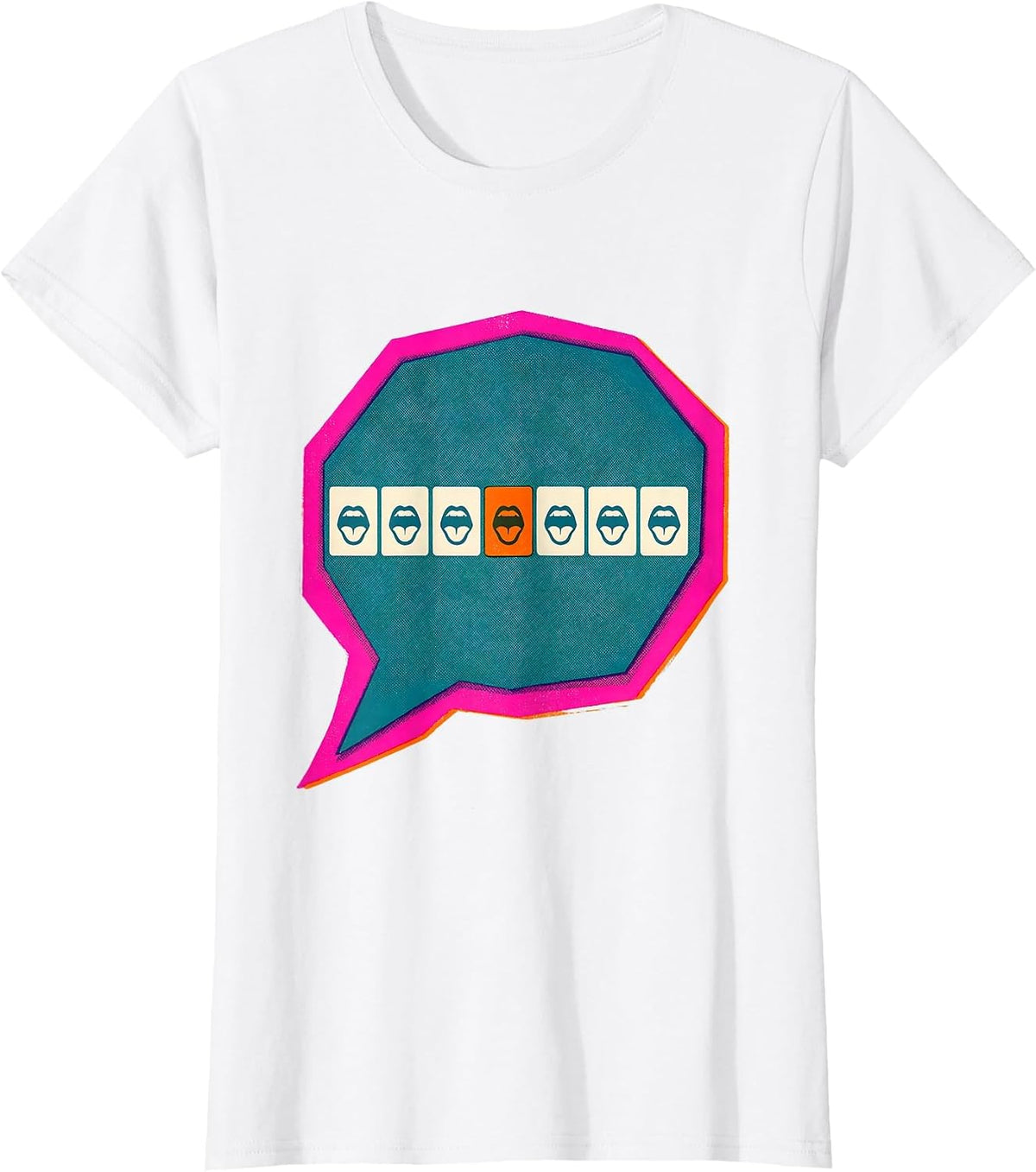 Women's Blank Articulator Cards Retro Cute Speech-Language T-Shirt - White
