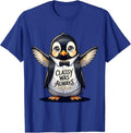 Classy Was Always the Plan Tuxedo Design T-Shirt - Royal Blue
