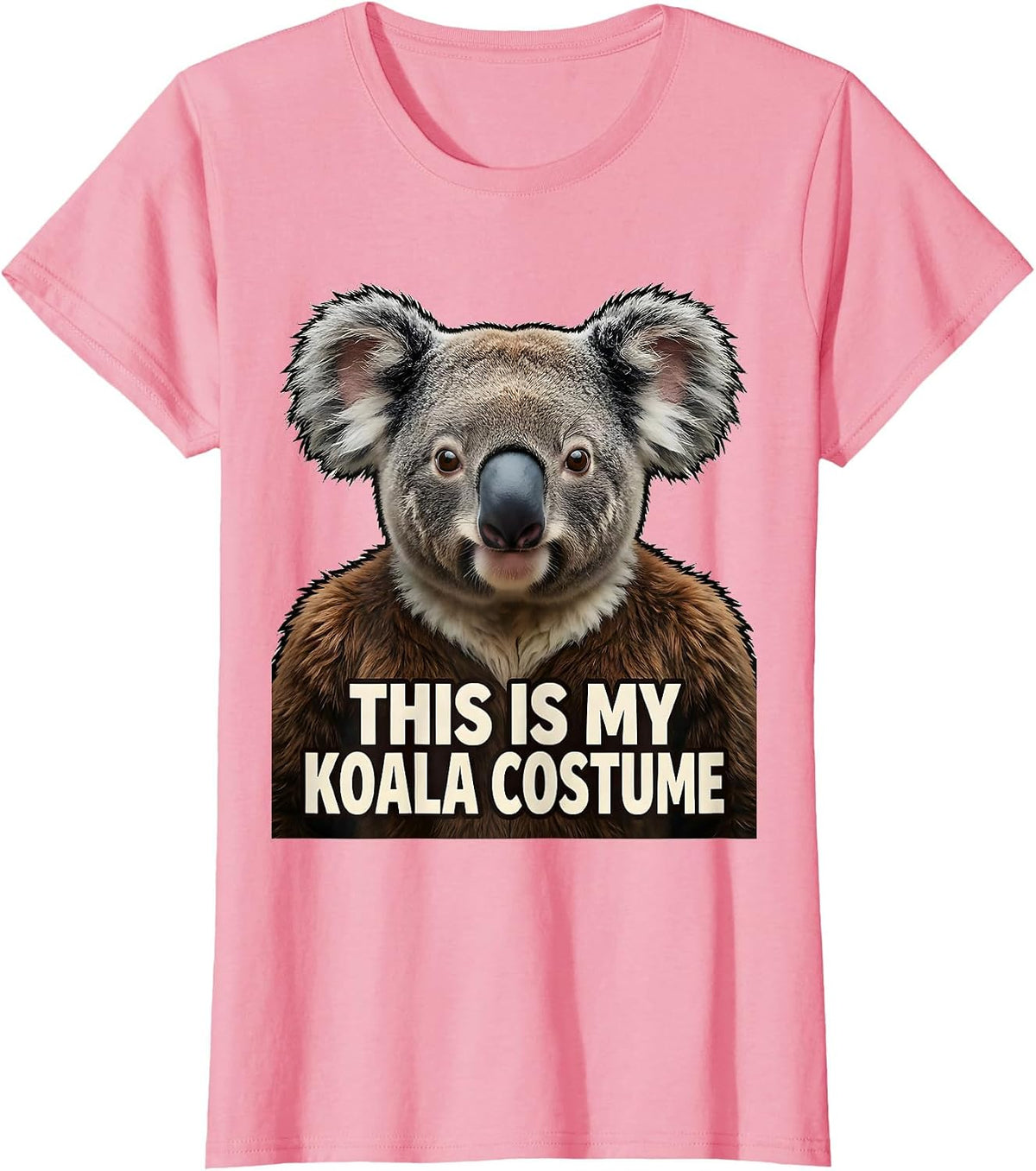Women's This Is My Koala Costume Funny Animal Lover Pun Humor T-Shirt - Pink