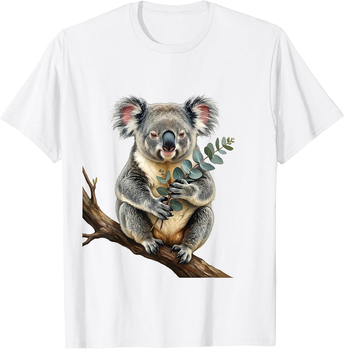 Men's Koala Lover Cute Animal Storybook Gift T-Shirt - White