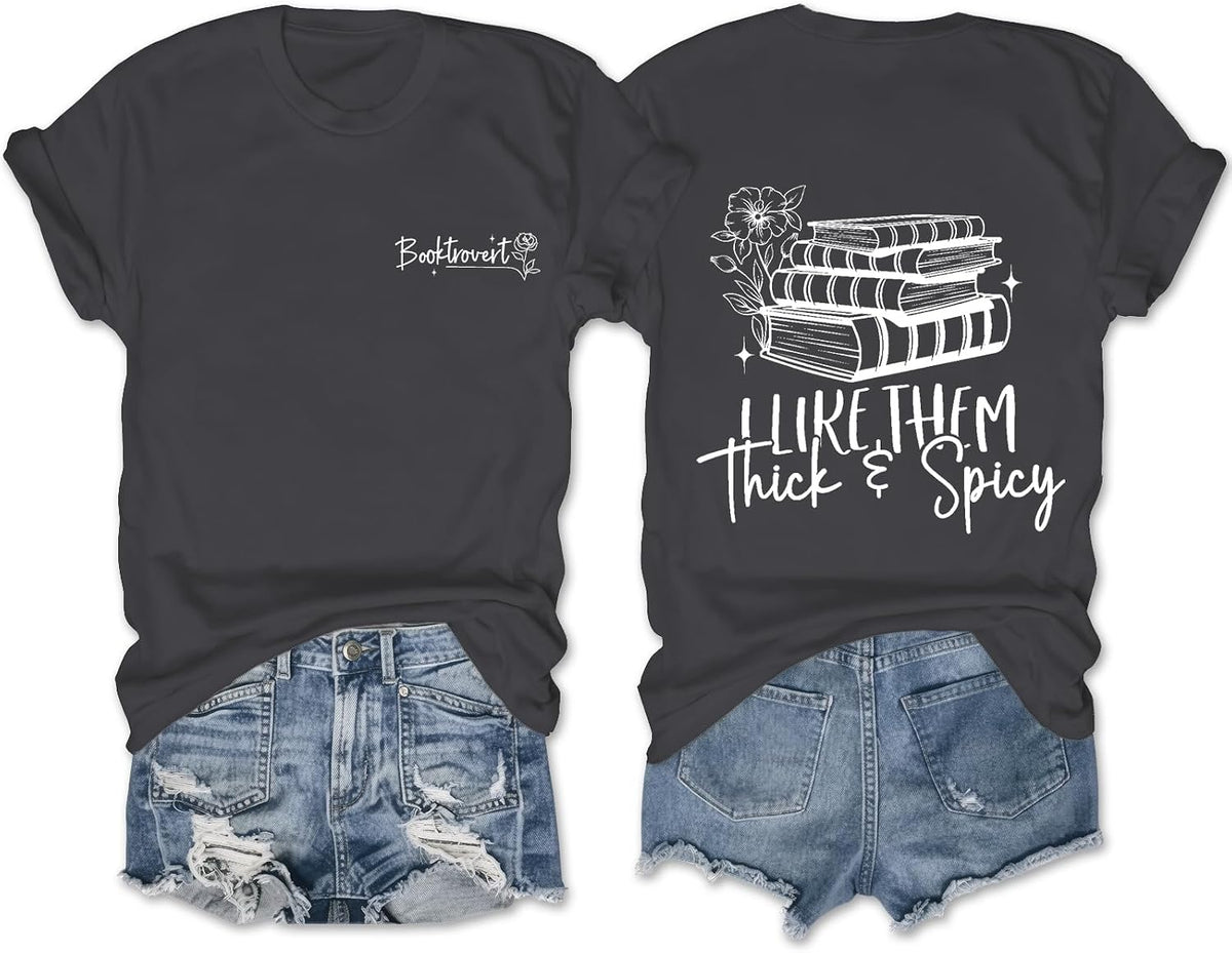 Womens Reading Shirt Book Reader Tshirt Book Lover Shirts School Bookworm Tee Tops - Grey