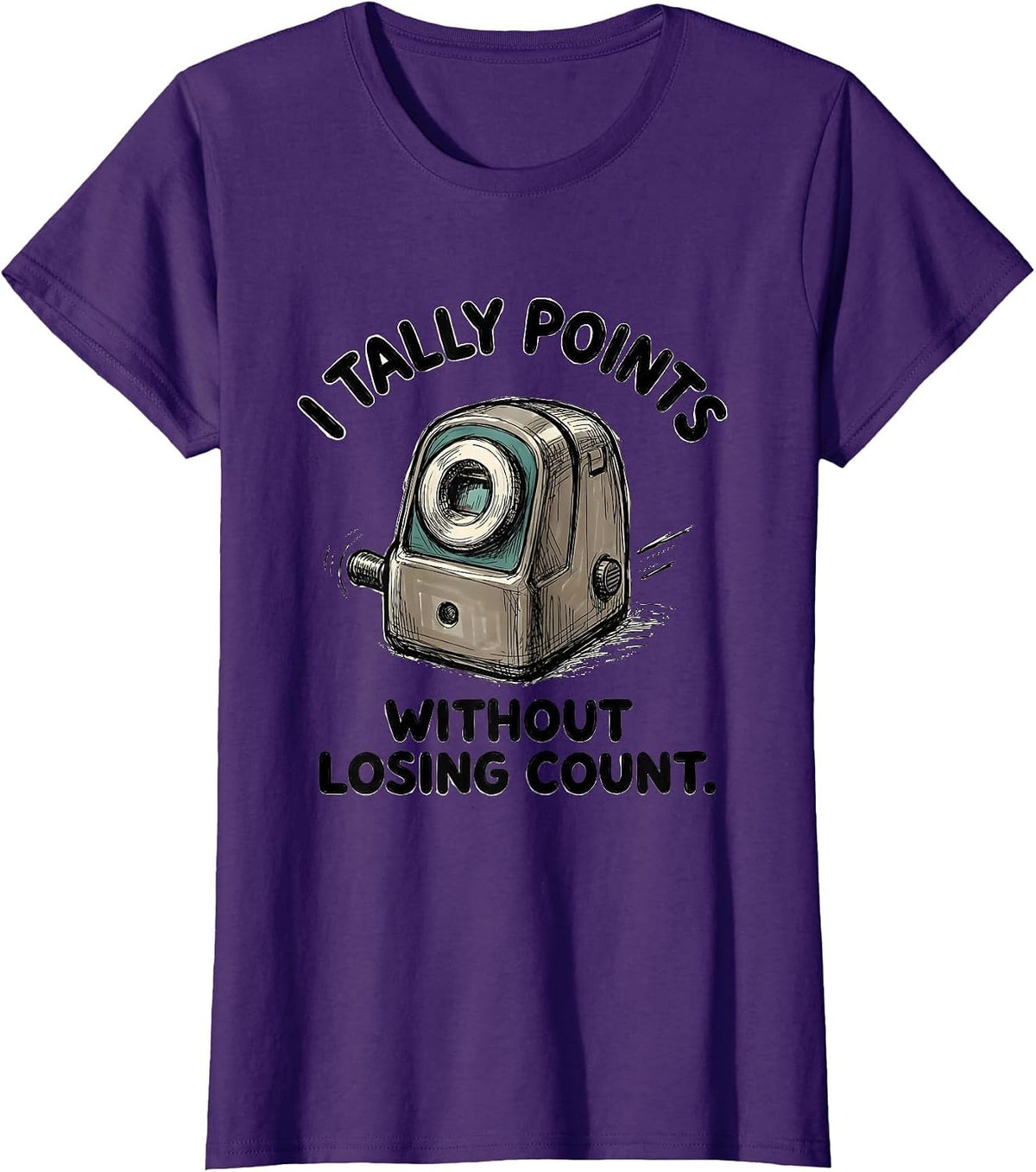 Women's I Tally Points Without Losing Count Funny Special Education T-Shirt - Purple