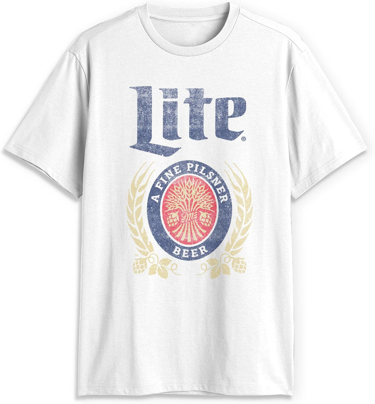 Men's Miller High Life Faded Miller Fine Pilsner T-Shirt - White