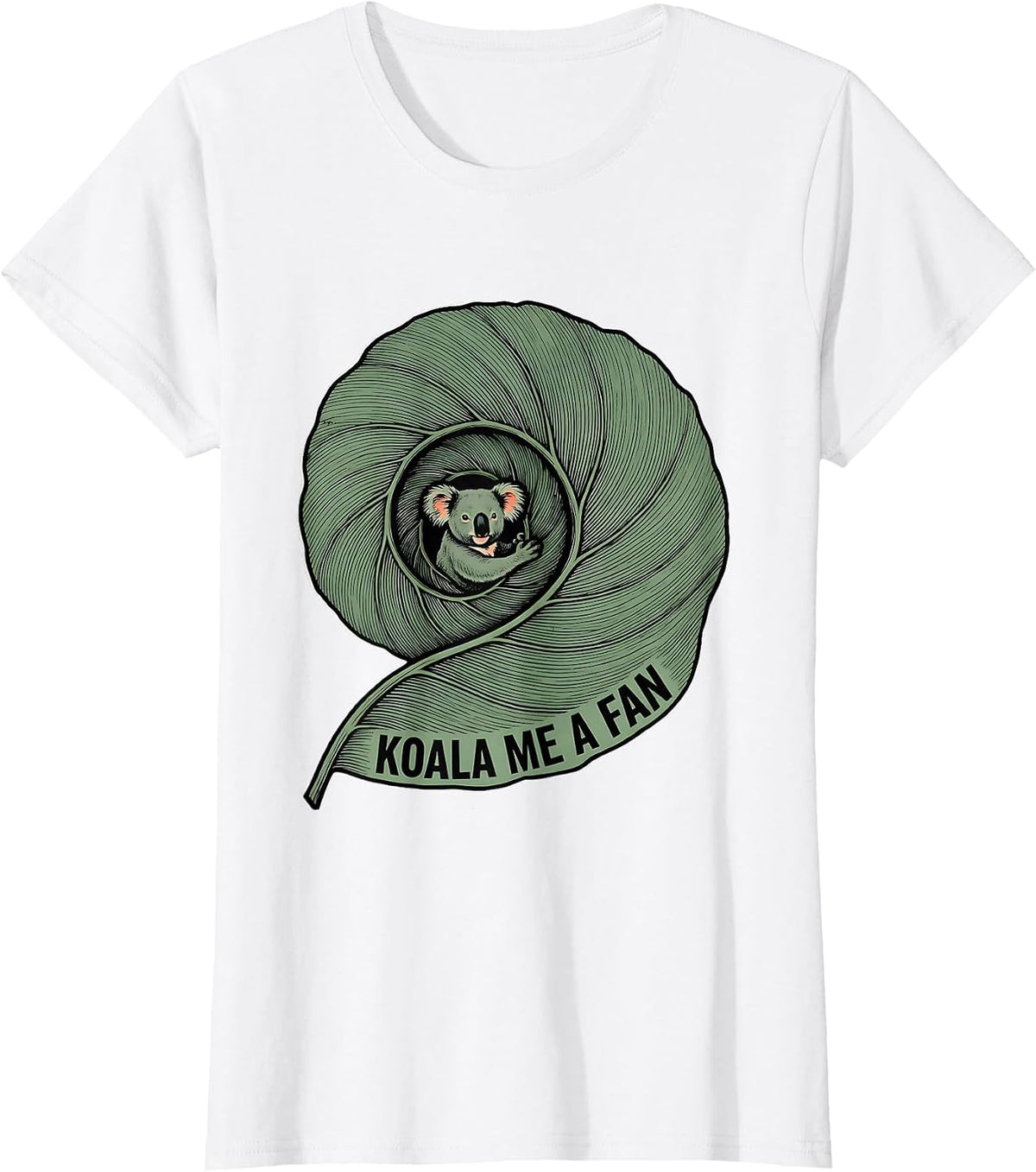 Women's Koala Me A Fan Cute Koala Lover Animal Humor T-Shirt - White