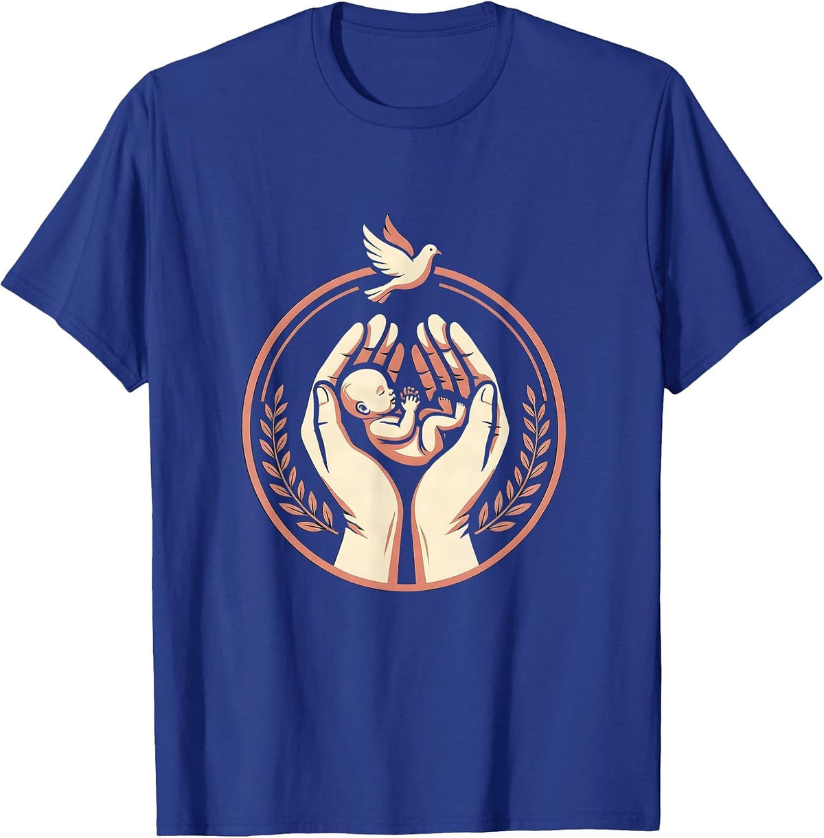 Premature Baby NICU Nursing Graphic Design T-Shirt - Royal Blue