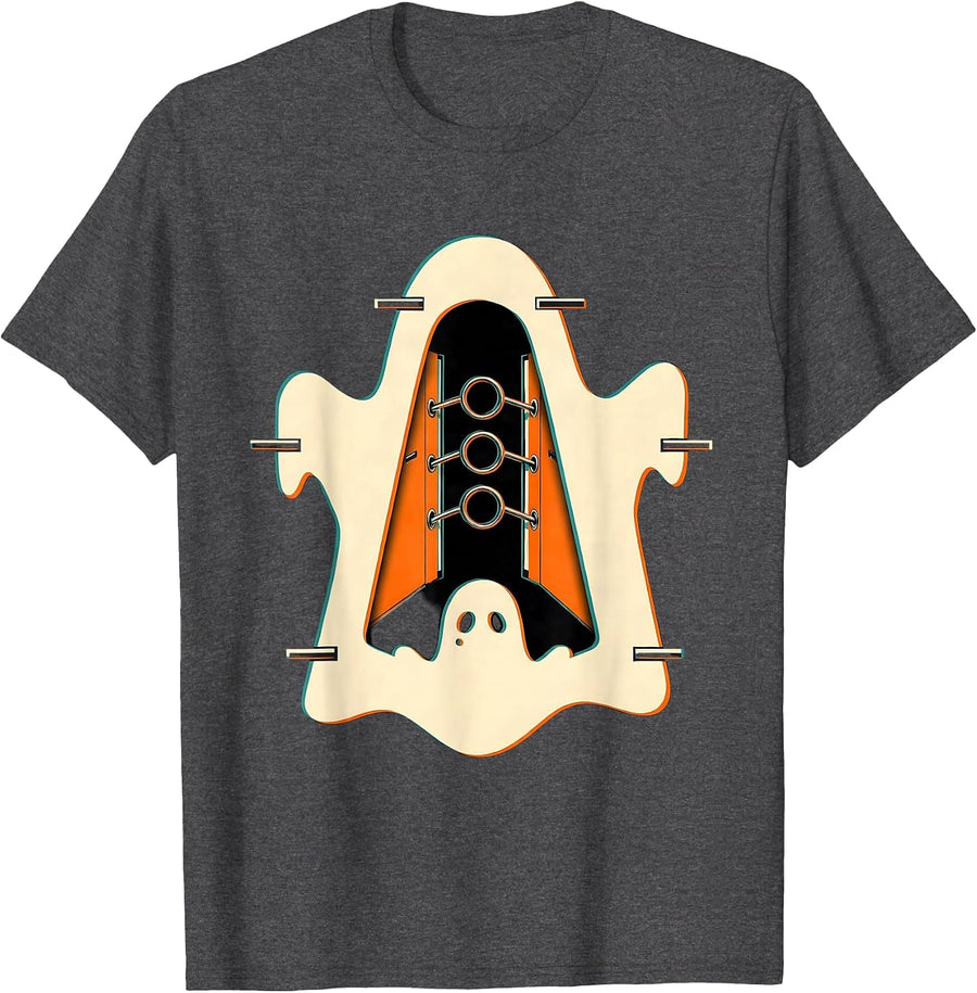 Men's Ghost Binder Para Normal Activities Paraprofessional T-Shirt - Dark Heather Grey