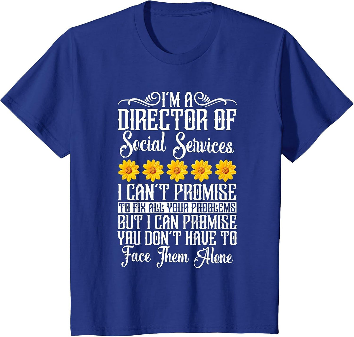 Social Worker Essentials Must Haves Social Services Director T-Shirt - Royal Blue