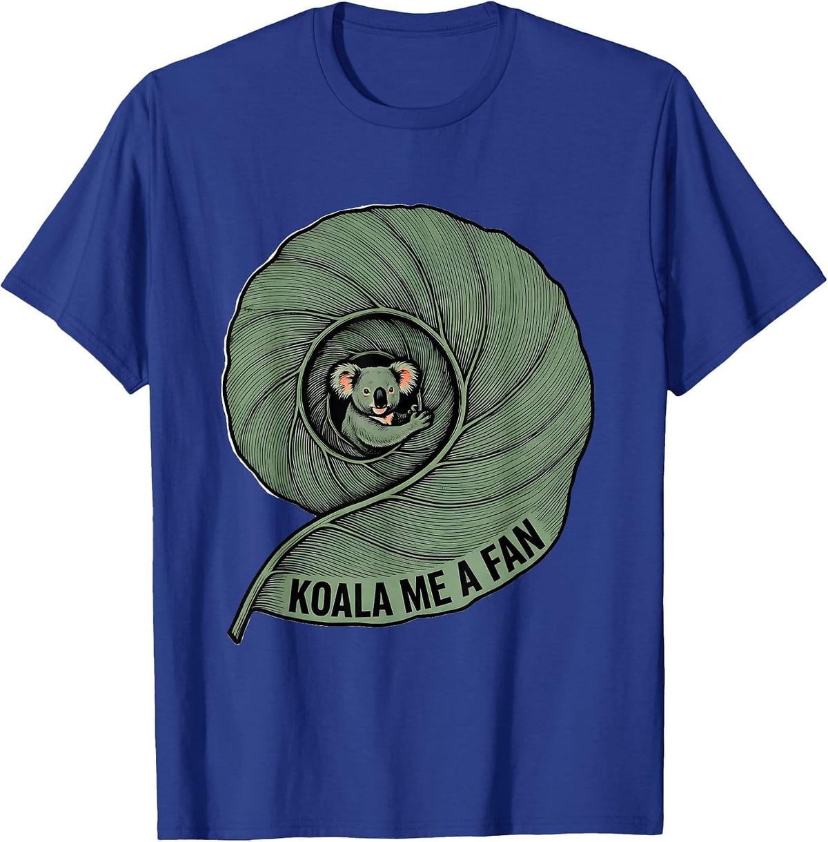 Men's Koala Me A Fan Cute Koala Lover Animal Humor T-Shirt - Royal Blue