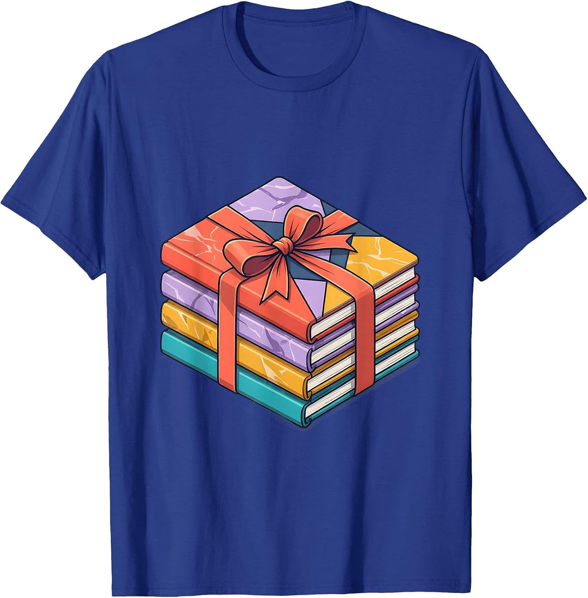 Middle School Teacher Composition Notebooks Graphic T-Shirt - Royal Blue