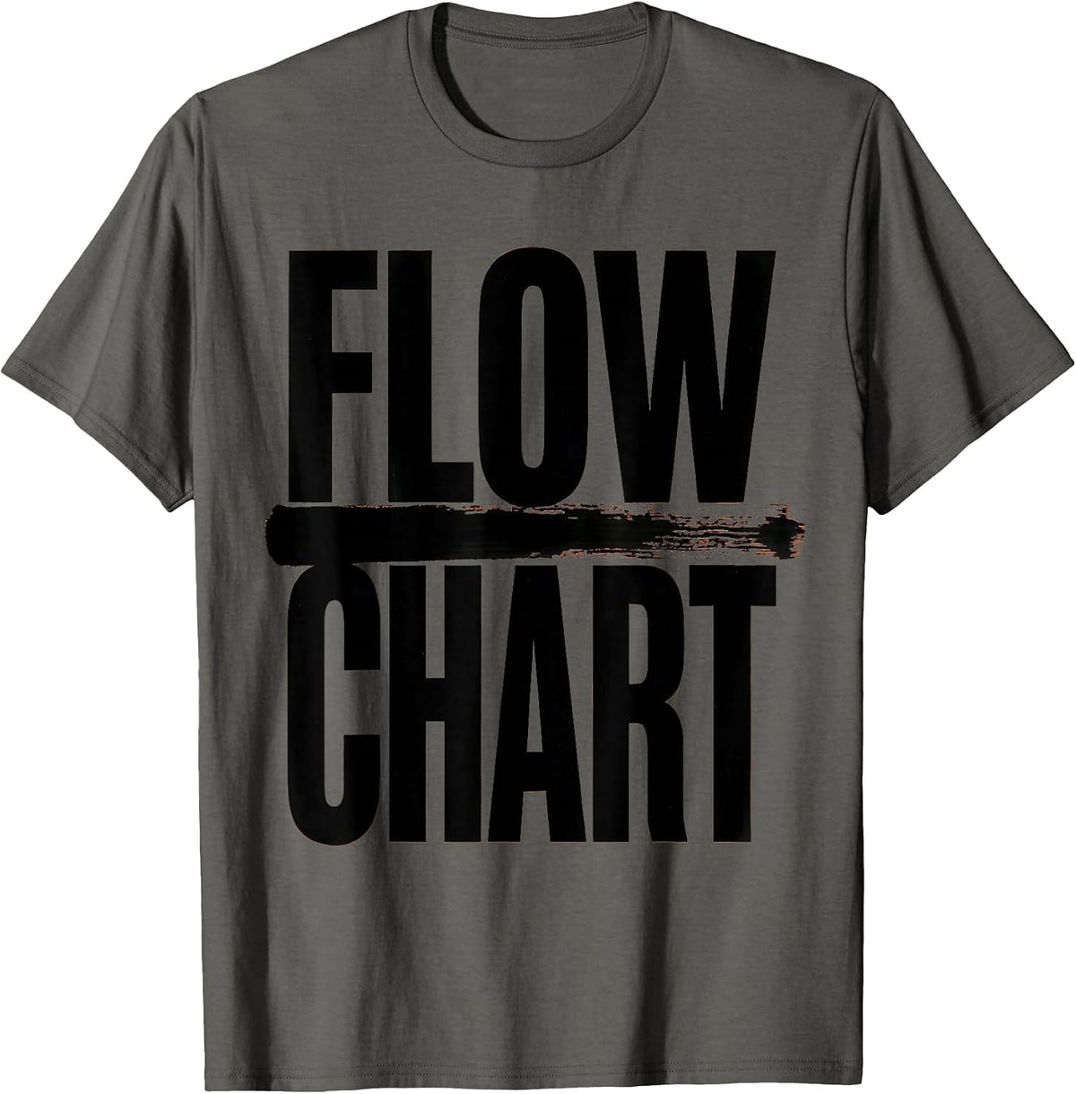 Flow-chart Dyslexia Teacher Humor Reading Specialist T-Shirt - Asphalt Grey