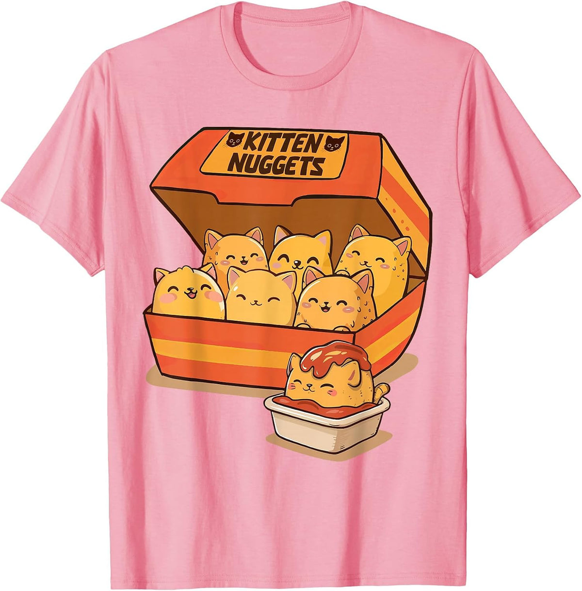 Kitten Nuggets T-Shirt - Pink