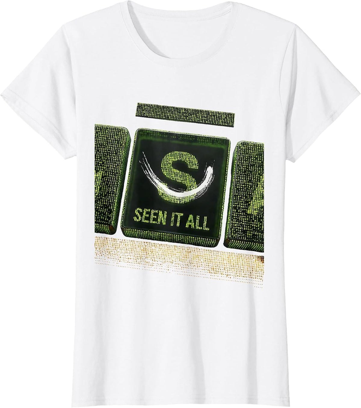 Seen It All Funny Periodic Table Chemistry Teacher Humor T-Shirt - White