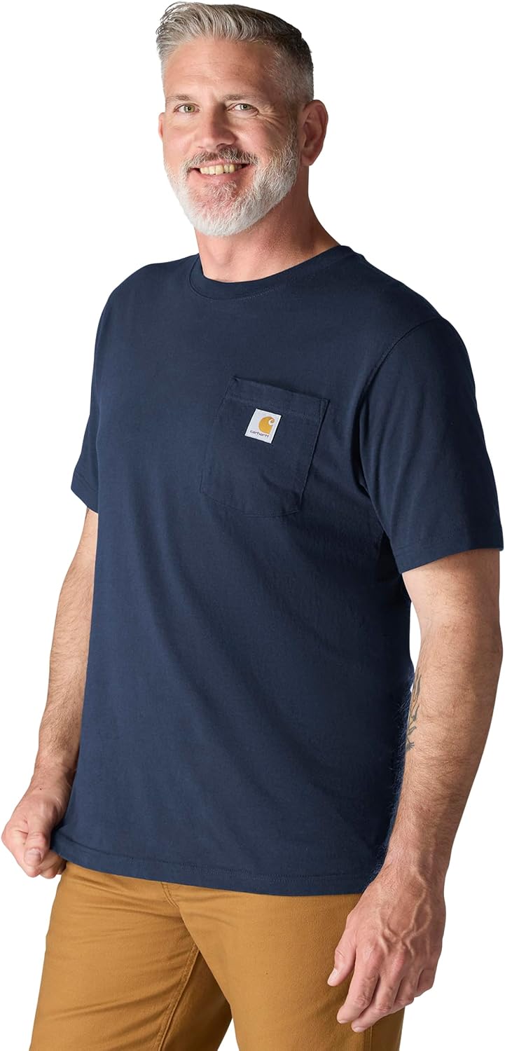 Carhartt Men's Iconic K87 Pocket T-Shirt - Navy