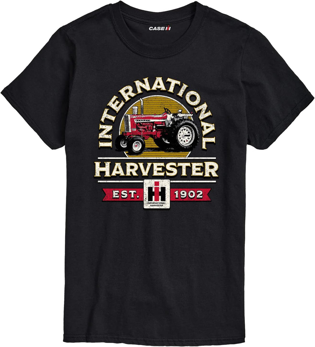 International Harvester Est. 1902 - Men's Short Sleeve Graphic T-Shirt - Black