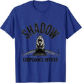 Shadow Compliance Officer Funny Groundhog Day Gift Humor T-Shirt - Royal Blue