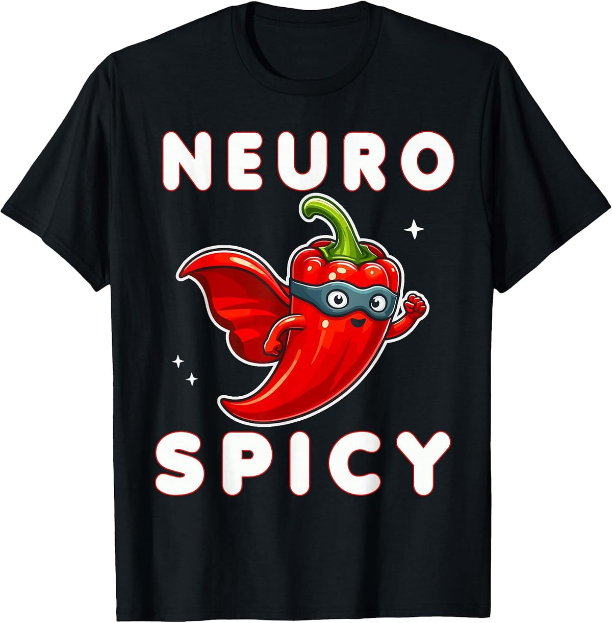 Neurotypical Neurodiversity Neuro Spicy Autism T-Shirt - Black