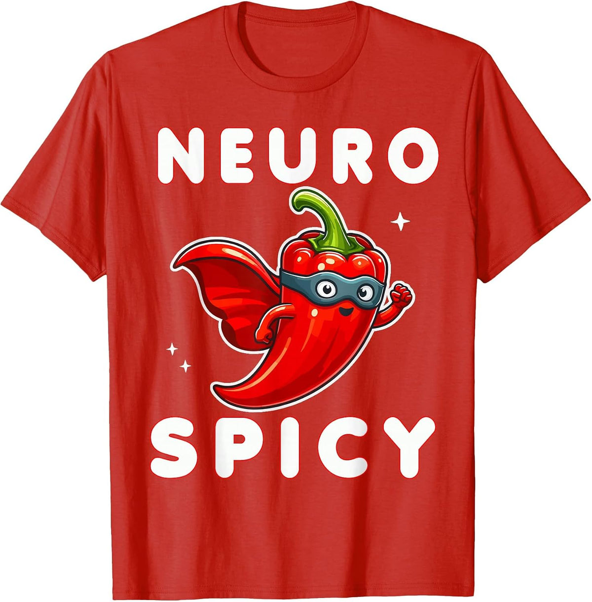 Neurotypical Neurodiversity Neuro Spicy Autism T-Shirt - Red