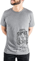 Inkopious Logan the Cocker Spaniel Triblend T-Shirt - Unisex Grey Crew Neck