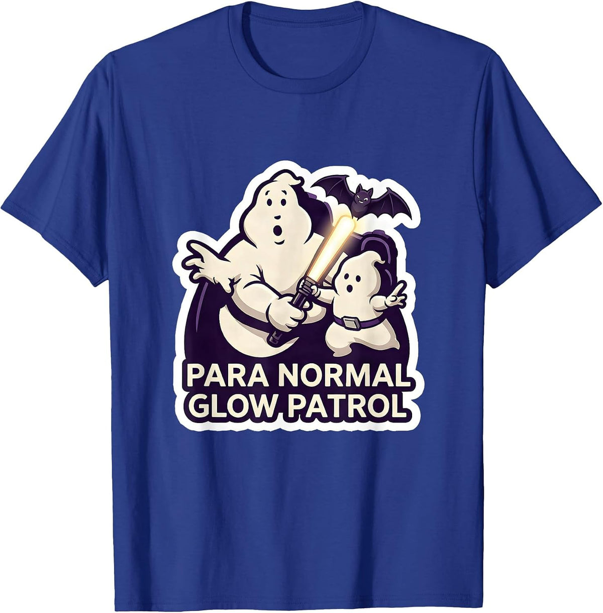 Men's Para Normal Glow Patrol Funny Paraprofessional Ghost T-Shirt - Royal Blue