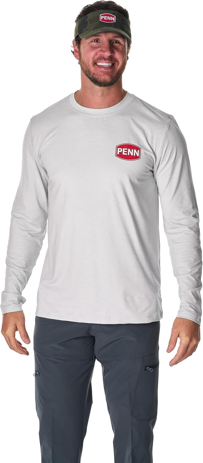 PENN Men's Premium Long Sleeve - Glacier Grey