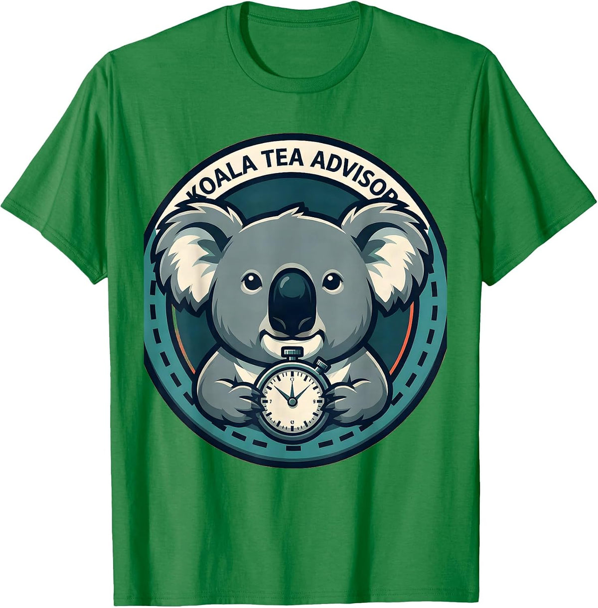 Men's Koala Tea Advisor Funny Koala Lover Cute Animal Humor T-Shirt - Kelly Green