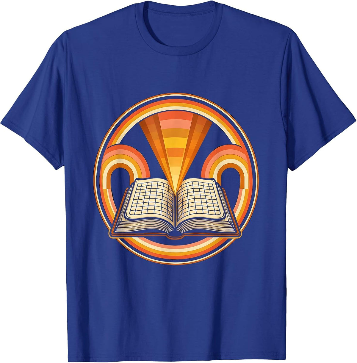 Middle School Teacher Gradebook Spotlight Graphic T-Shirt - Royal Blue