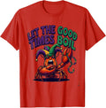 Men's Let The Good Times Boil Funny Mardi Gras Crawfish Carnival T-Shirt - Red