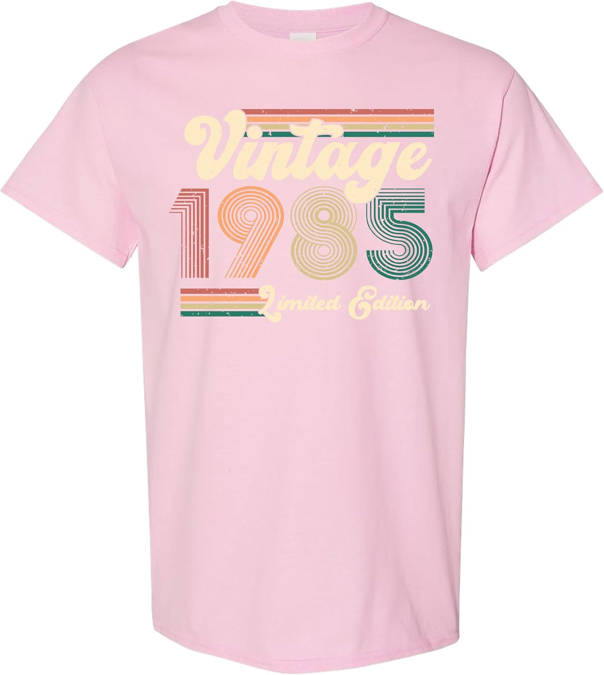 Vintage 1985 Limited Edition Retro Graphic T-Shirt – Birthday Gift for Men or Women - Pink