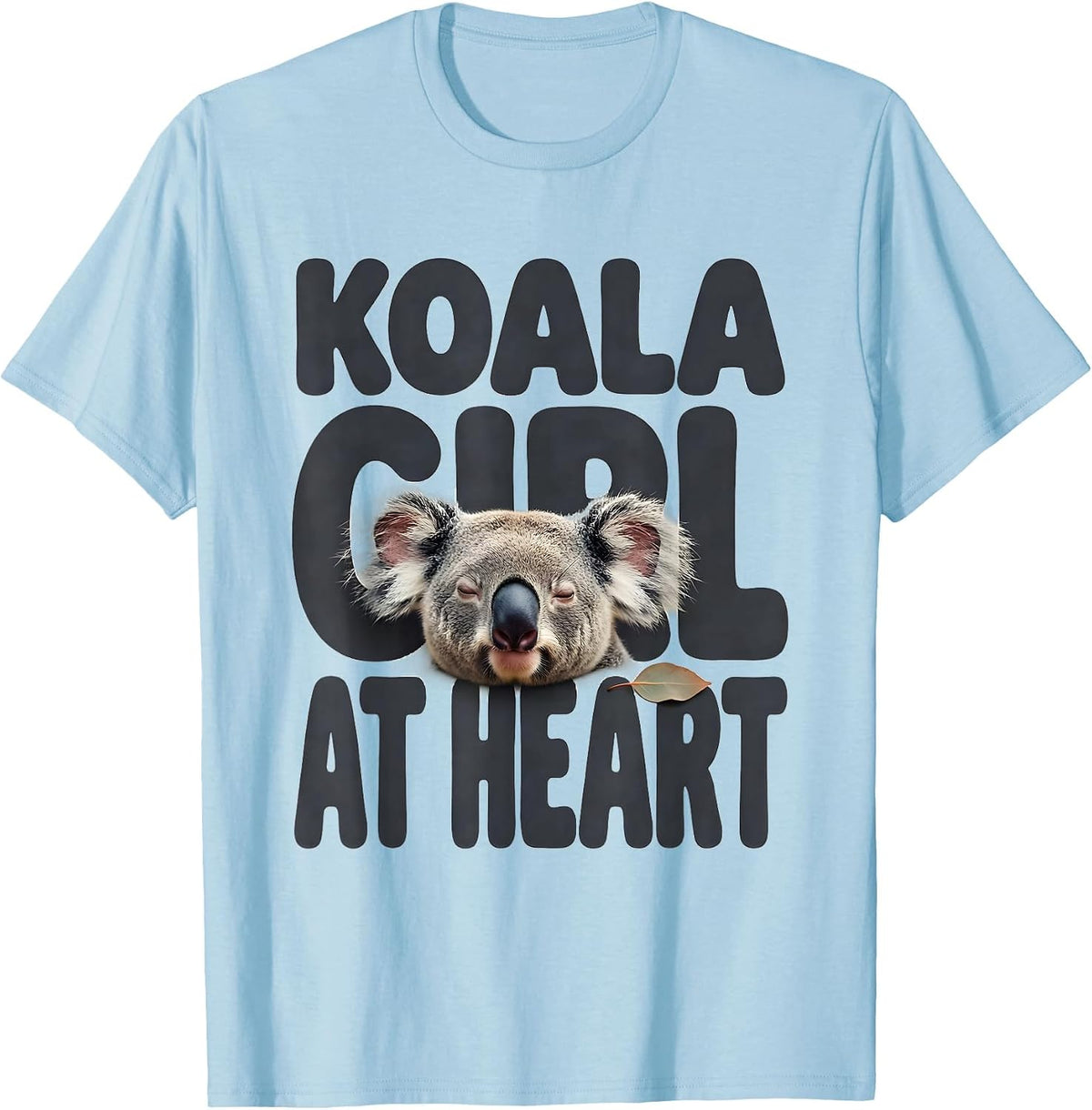 Men's Koala Girl At Heart Cute Koala Lover Gift for Girls T-Shirt - Baby Blue