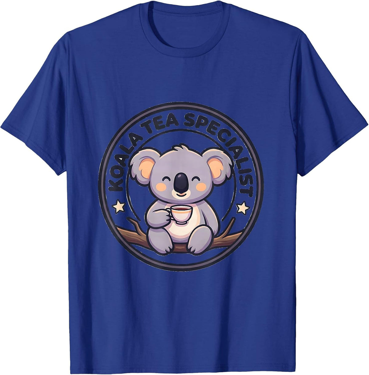 Men's Koala Tea Specialist Cute Kawaii Koala Lover Animal Pun T-Shirt - Royal Blue