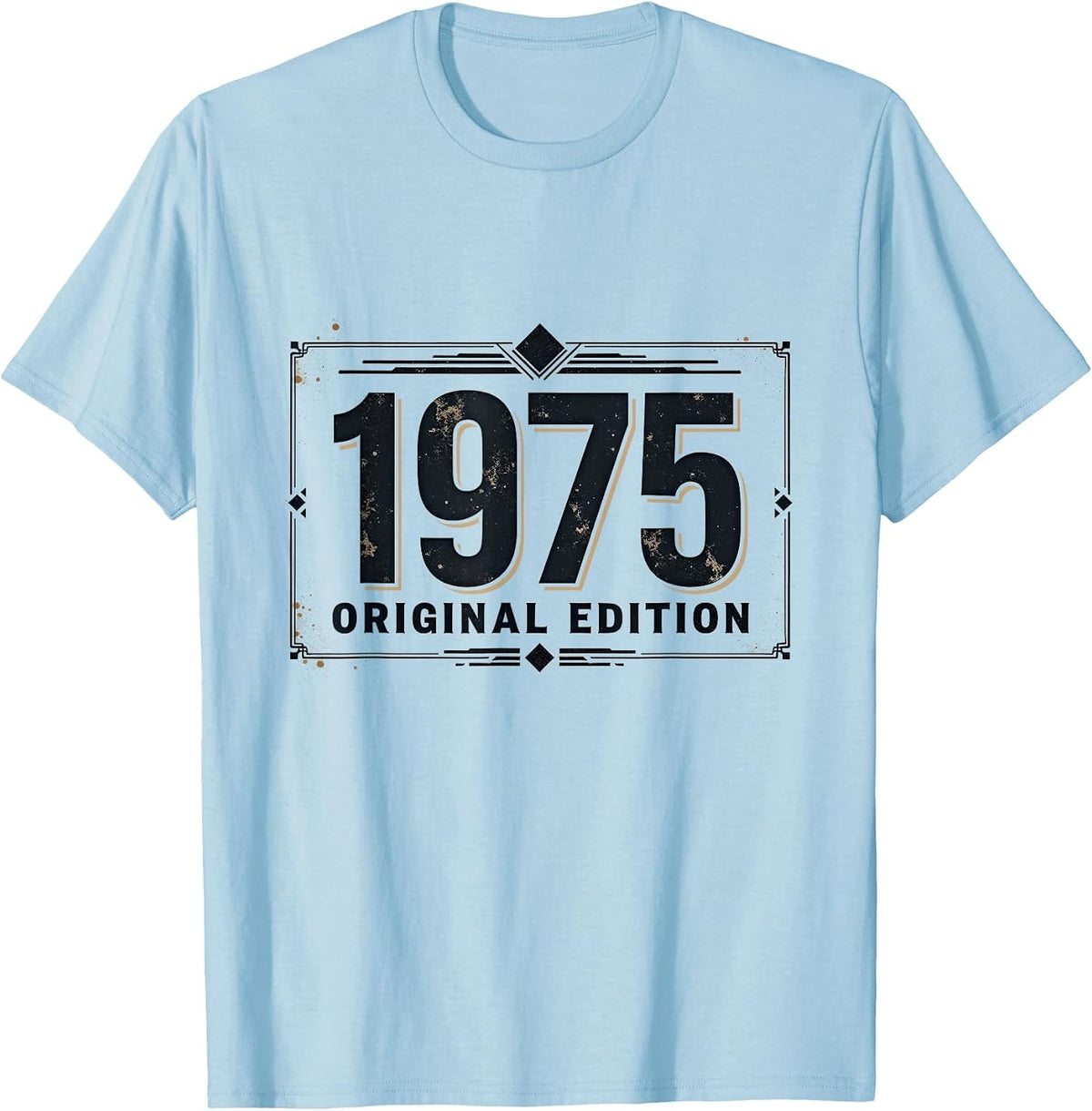 1975 Original Edition Vintage Year Design T-Shirt - Baby Blue