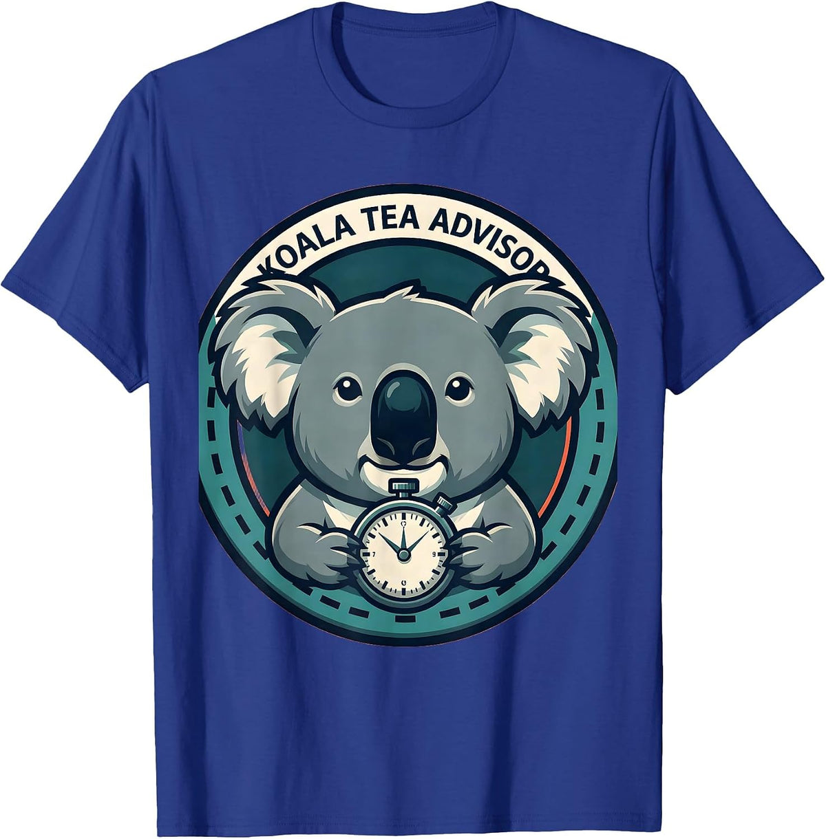 Men's Koala Tea Advisor Funny Koala Lover Cute Animal Humor T-Shirt - Royal Blue