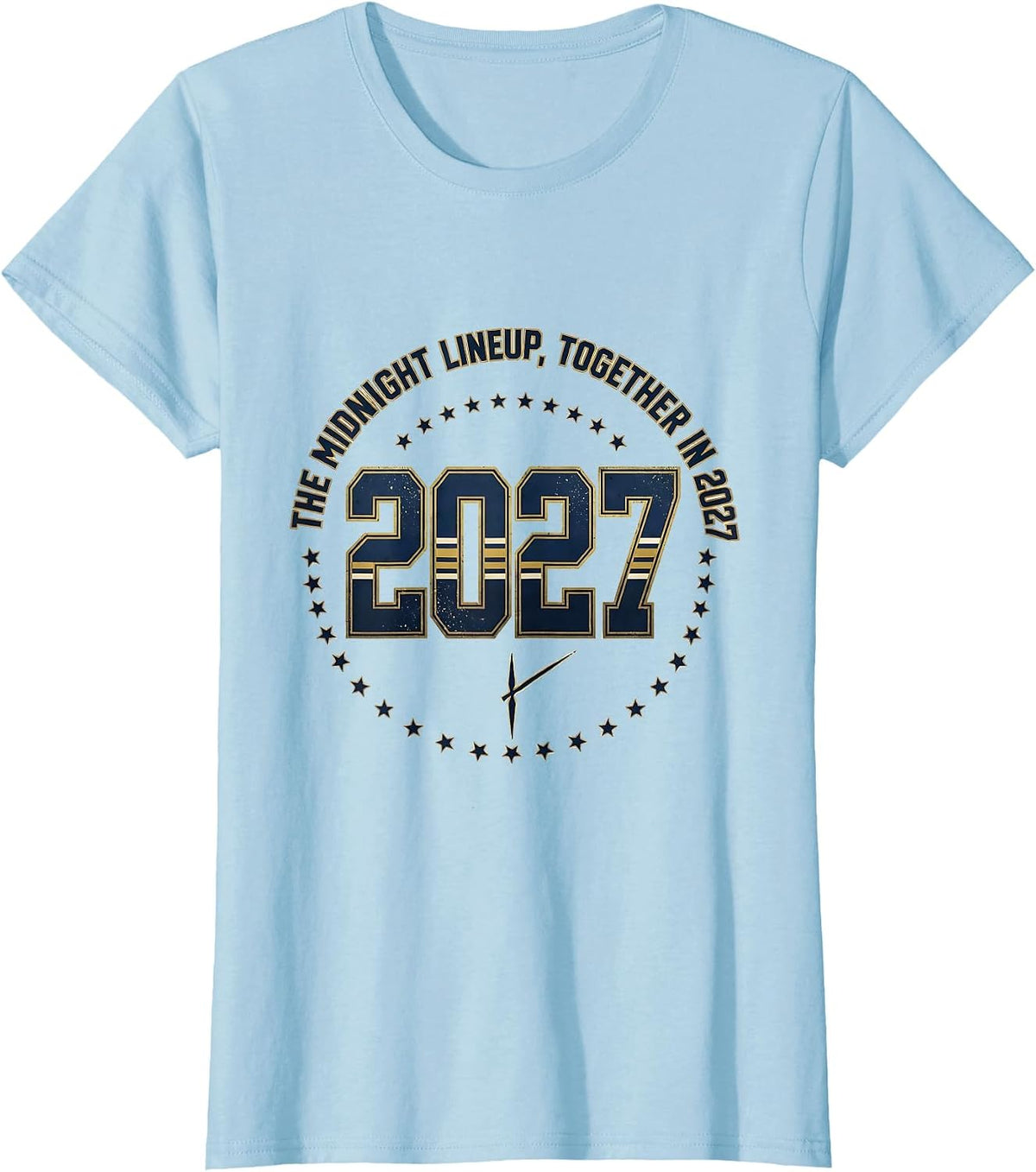 Women's The Midnight Lineup Together In 2027 Sports Family Matching T-Shirt - Baby Blue