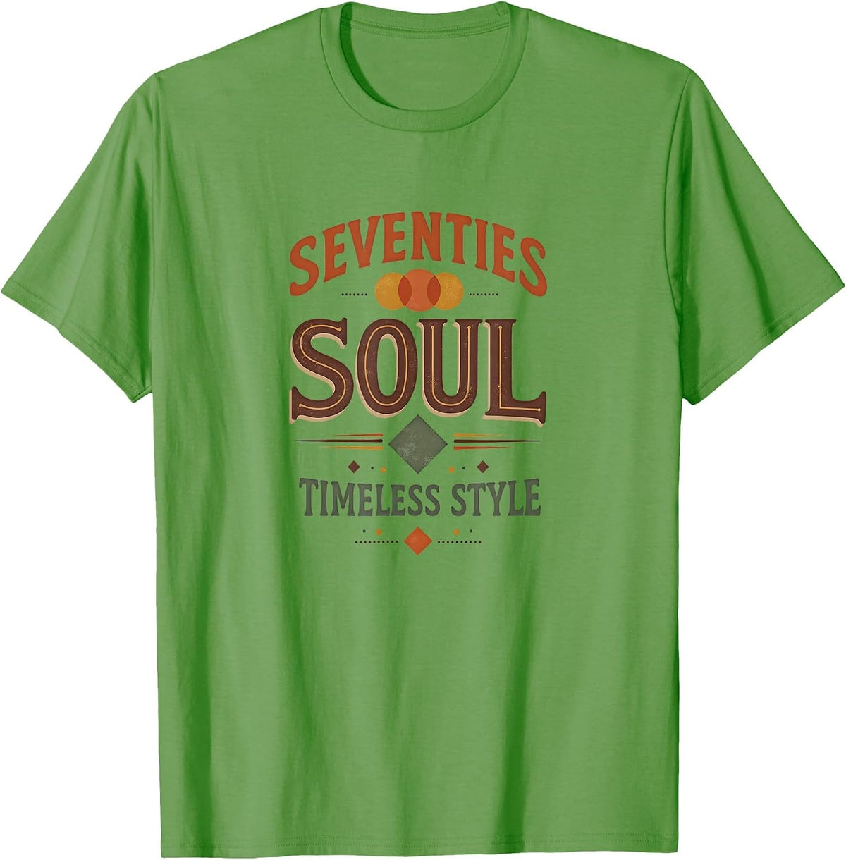 Vintage 1975 Seventies Soul Timeless Style T-Shirt - Grass Green