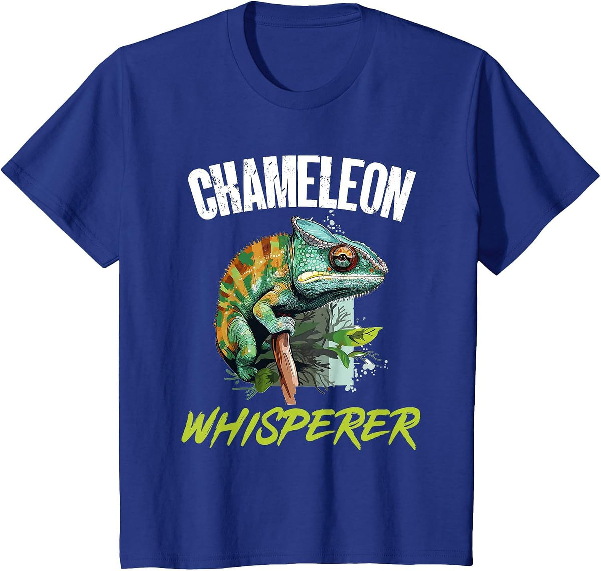 Chameleon Reptile Chameleon Whisperer T-Shirt - Royal Blue